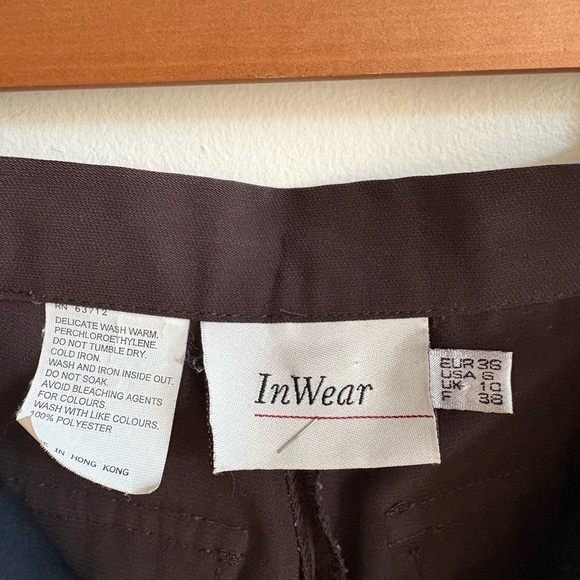 InWear Designer Trousers – Cocoa Brown (Size 6 / EUR 36) - Picture 6 of 6